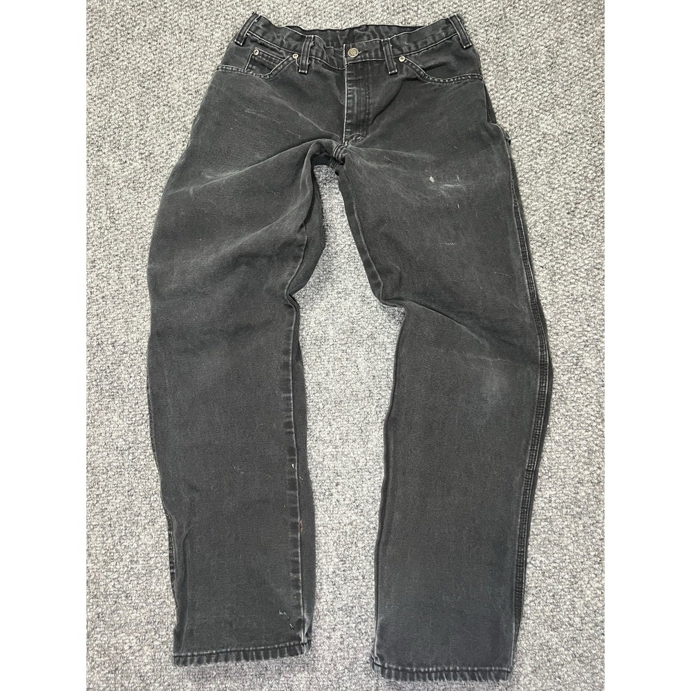 Dickies Men's‎ Black Work Pants 32x32 Utility Pockets Workwear Construction